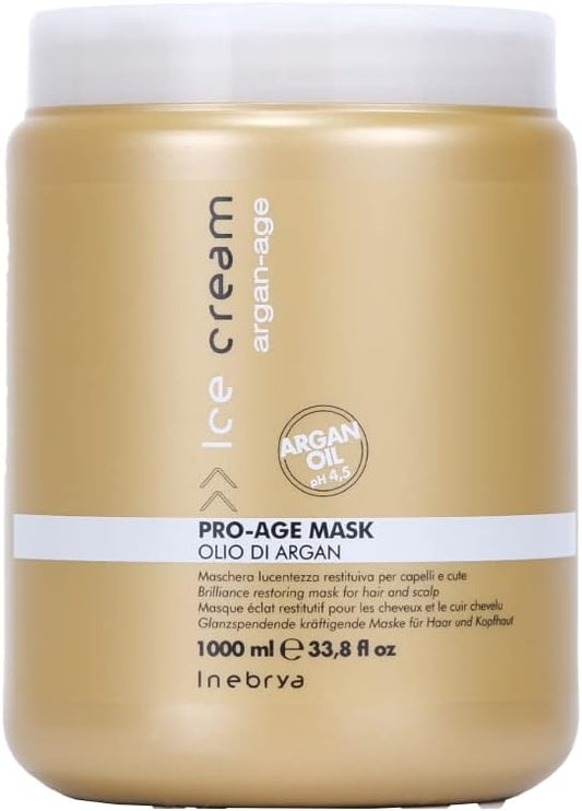 INEBRYA Ice Cream Argan Age Pro-Age Mask - 1000 ML