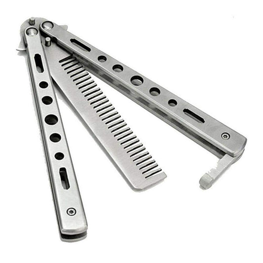 Stainless Steel Metal Butterfly Style Knife