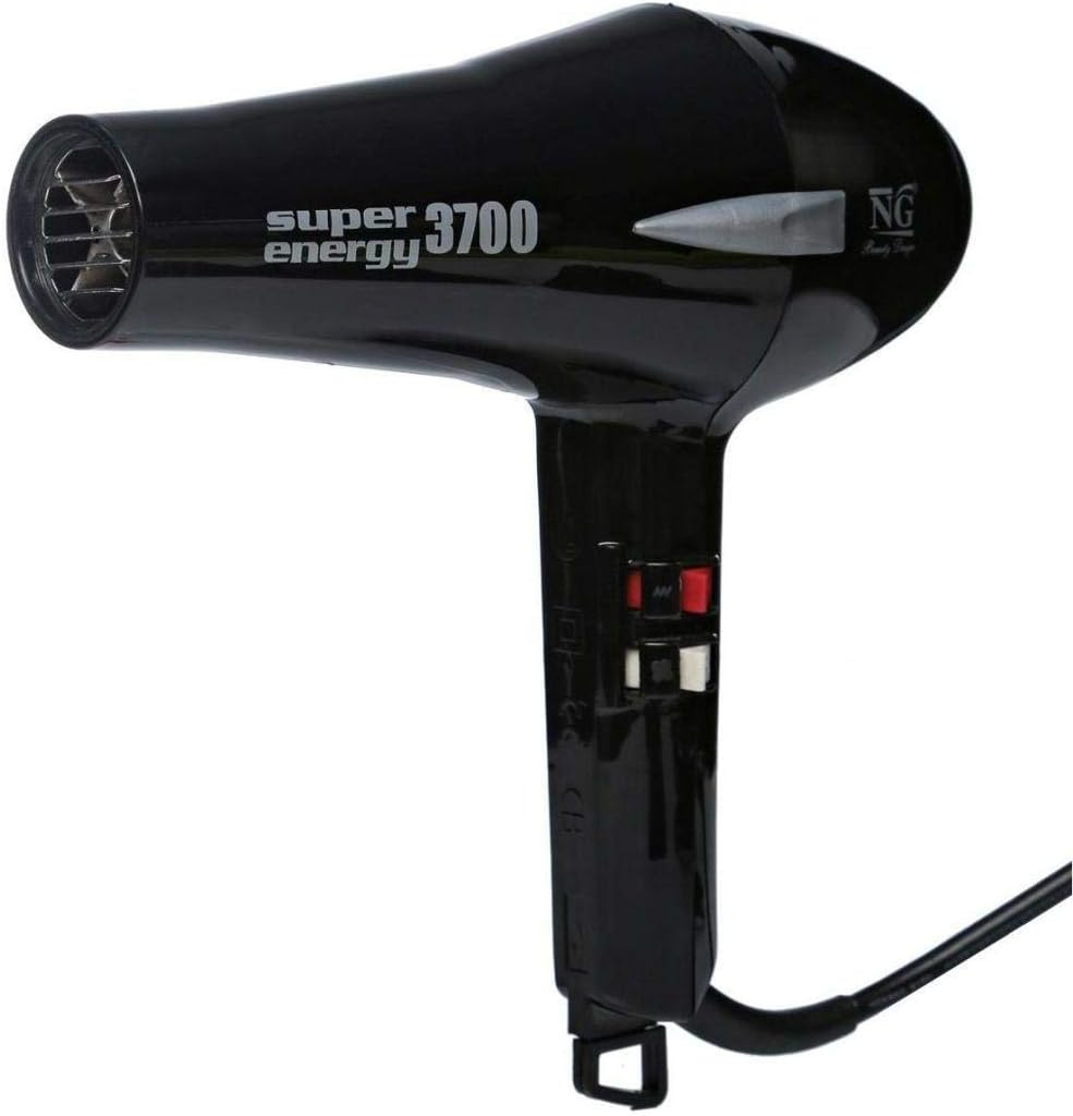 NG Beauty Design Super Energy Hair Dryer, Black