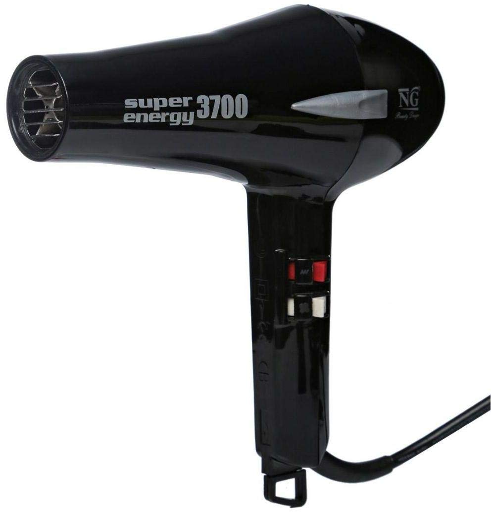 NG Beauty Design Super Energy Hair Dryer, Black