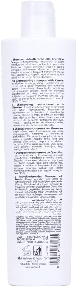 Ice Cream Keratin Restructuring Shampoo 10.14oz