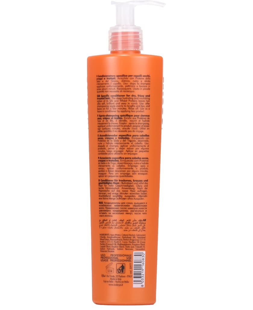 Inebrya Ice Cream T Conditioner for Dry-Frizzy & Treated Hair, 300ml