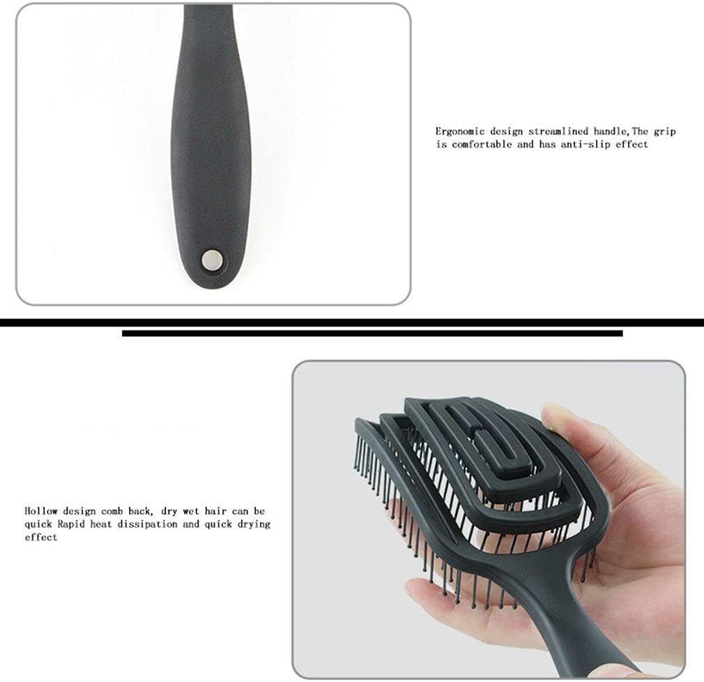 Detangling Hair Hrush Hair Comb Black