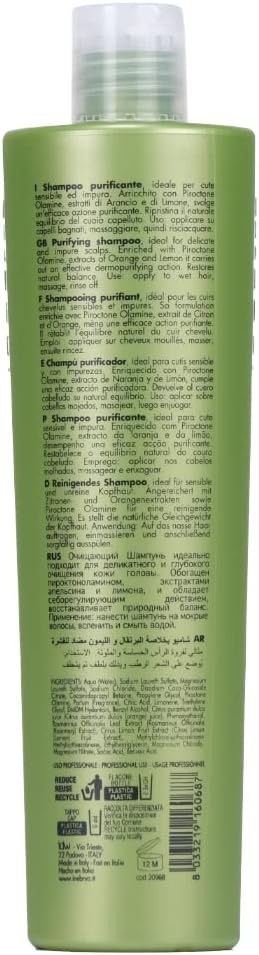 INEBRYA Cleany Anti-Dandruff, Sensitive, Impure Skin Shampoo - 300 ML