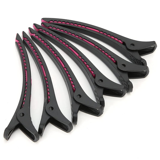 6pcs Duckbill Hair Clip Plastic Professional DIY Sectioning Clips Styling Tool for Hair Salon