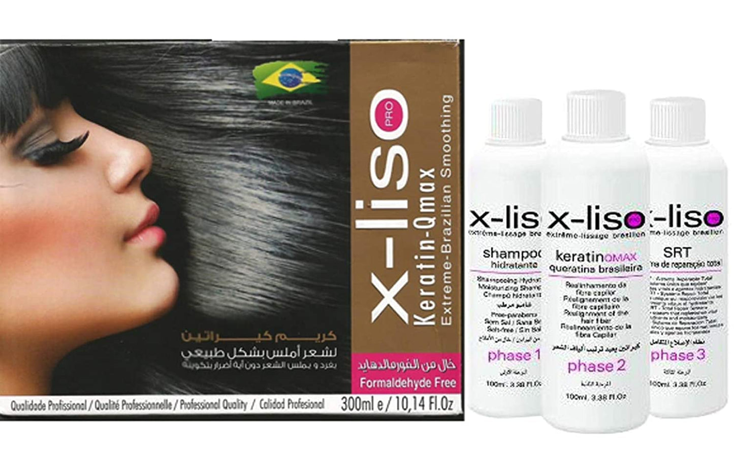 X-Liso Keratin Straighter Smoother Stronger (No Formol) set