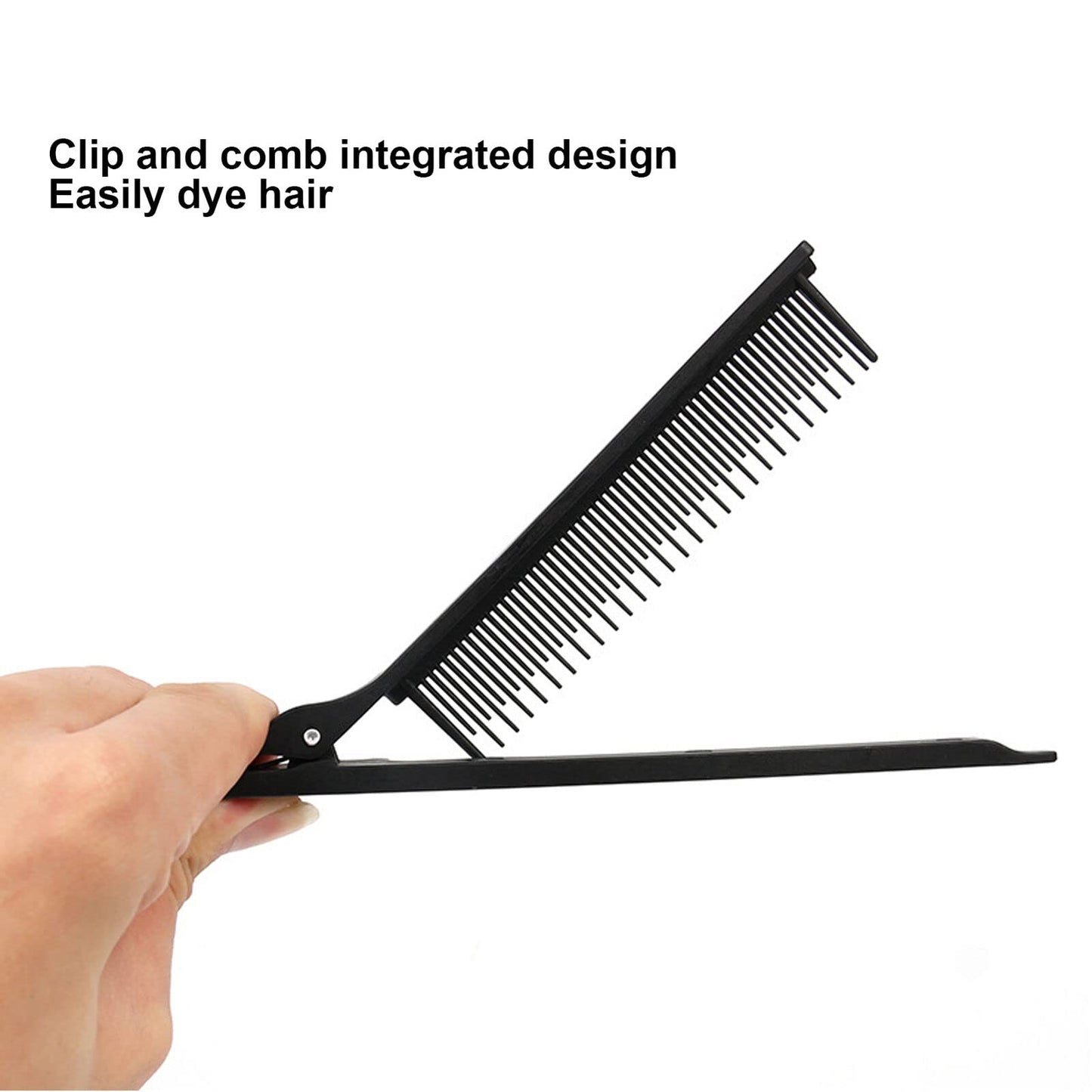 Tail Clip Comb Highlighting Non Slip Handle Comb