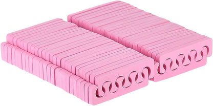Disposable Toe Separators, Soft Two Tone Toe Spacers, Pink- 50pairs