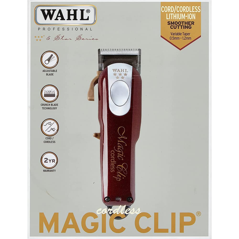 Wahl Professional Cordless Magic Clip, 1 Unit (Pack of 1)