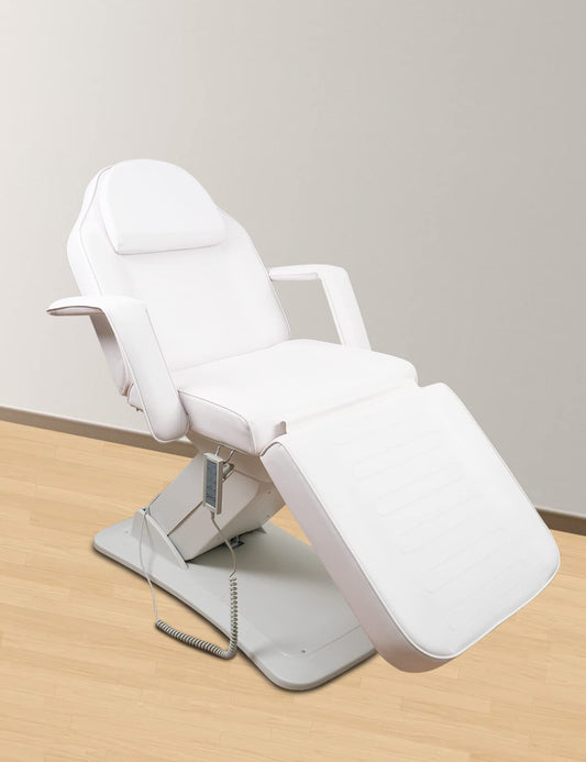 Full Electrical 3 Motors & 3 Section Foldable Table Chair Facial Massage Adjustable Bed for Beauty Salon, Spa Eequipment