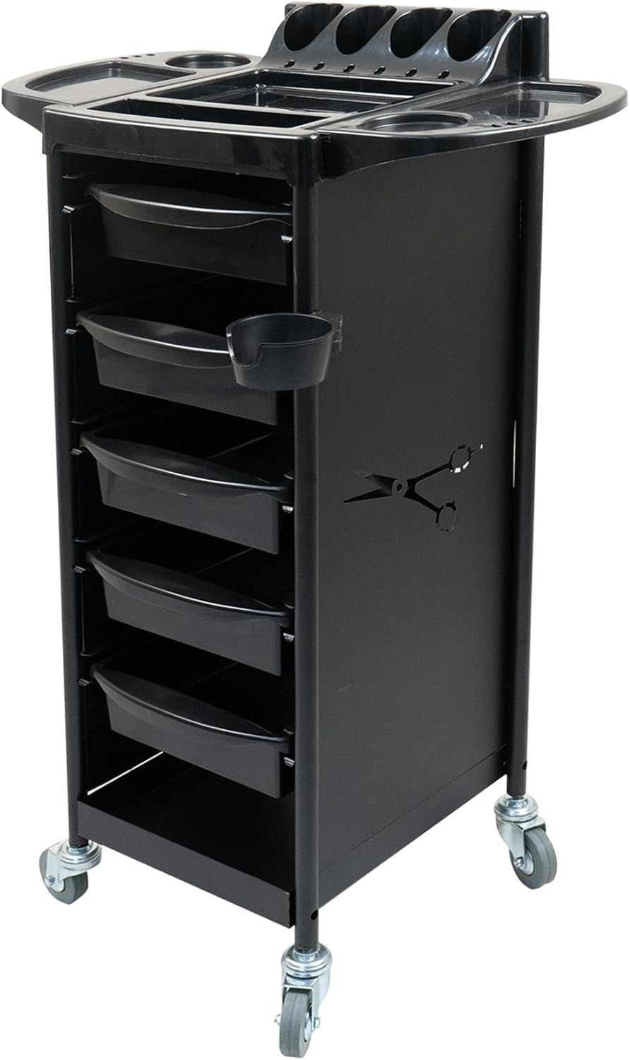 LA PERLA TECH Professional Trolley Cart with Tray on the Lower Top Layer for Salon & Spa, Beauty Facial Clinic Professional and Personal Use