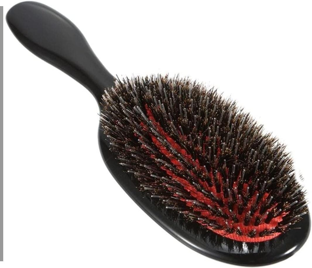 Bristle Hair Brush Paddle Detangling Brush for Curly Fine Wavy Natural Tangled Hair…