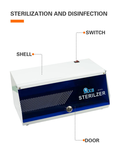 UV Sterilizer Cabinet Tools Cleaning Supplies, Multi-Functional Sterilizer Cleaner Box Manicure & Pedicure Tools, Salon Spa Tools & Equipment