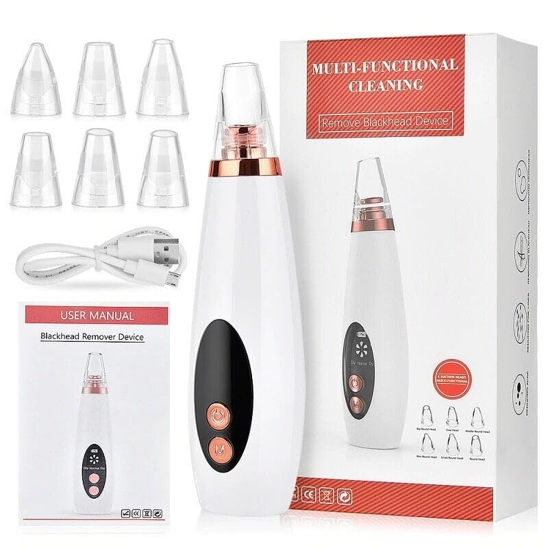 Blackhead remover vacuum pore cleaner,Removal Strong Suction Skin Cleaner Machin,USB Rechargeable,LED Display Blackhead Cleaner