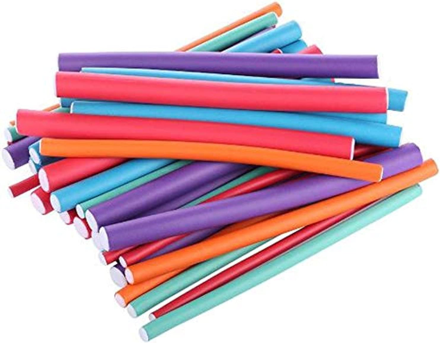 Flexible Curling Rods Foam Hair Rollers - 36 Pieces