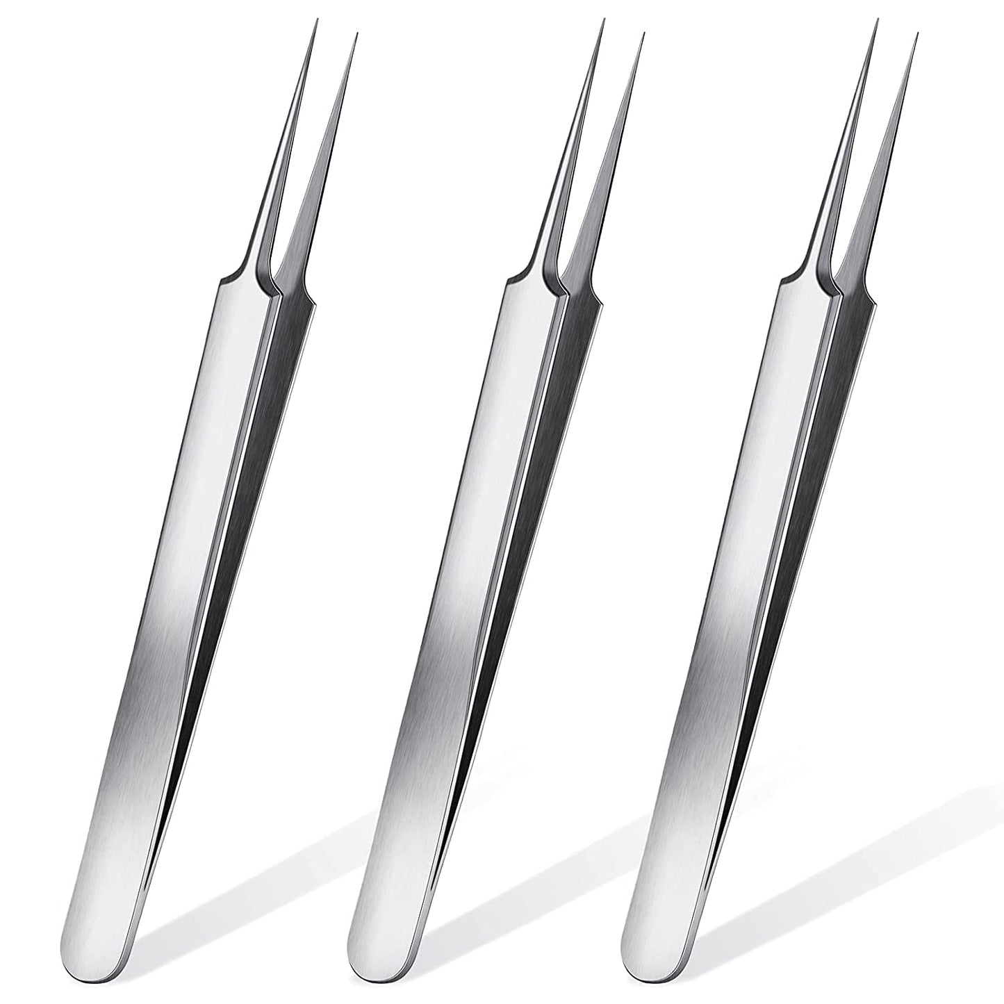 LA PERLA TECH Straight Tweezer Stainless Professional Use