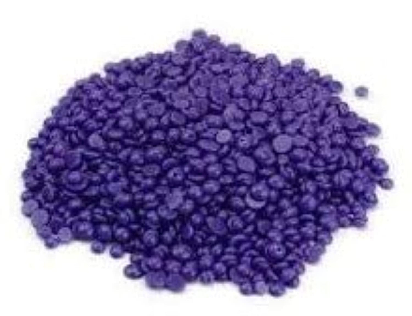 Hair Removal Hard Wax Beans Natural Hot Film Full-Body Depilatory Wax Beads for Women Men (Lavender)