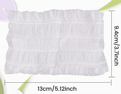 100 قطعة شريط راس للاستعمال مرة واحدة غير منسوجة، شريط راس للوجه والمنتجعات الصحية