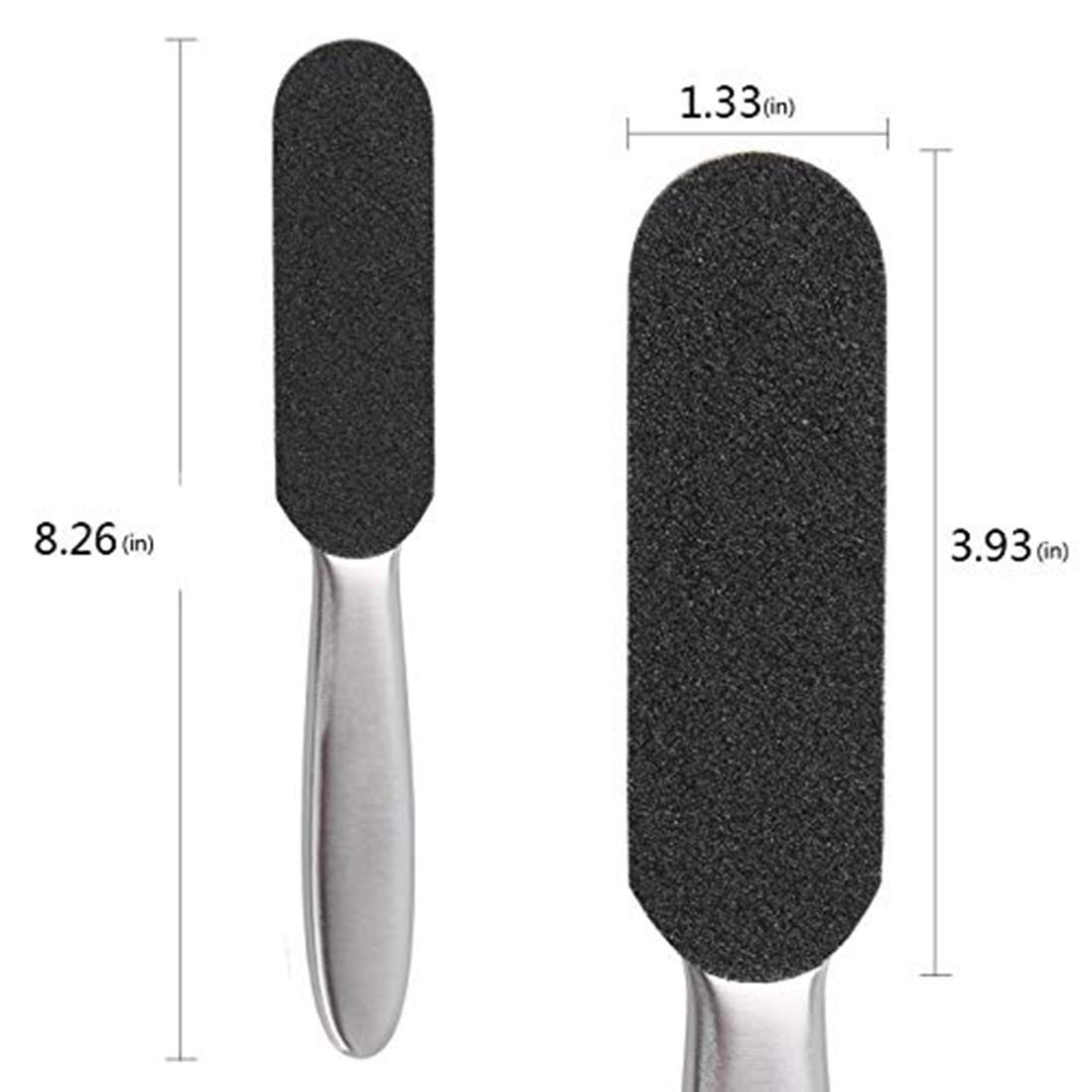 Foot File Callus Remover for Feet, Foot Scrubber Foot Grater Scrub Double Sided Professional Pedicure Kits Tools for Hard Dead Skin Cracked Heel, 25.2*6*3.5cm