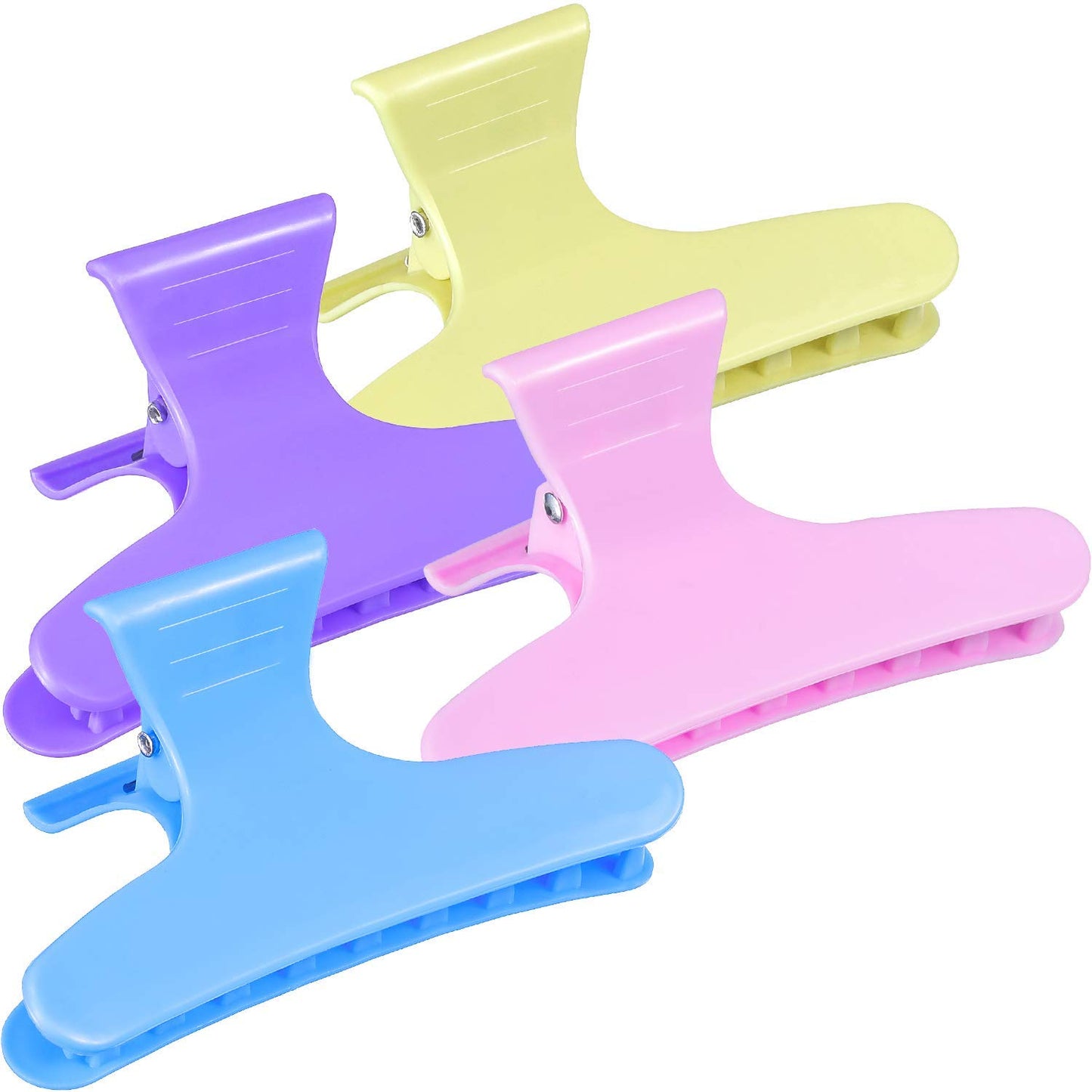 Plastic Hair Clips Colored 12 PICS CH86939