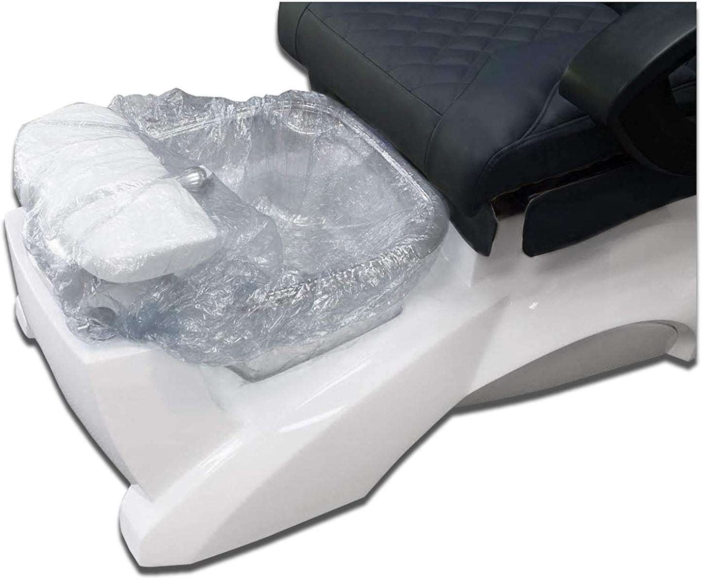 Disposable Foot Spa Pedicure Liners- Plastic Clear Bags,50 Pics