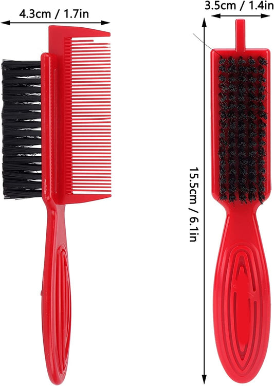 Beard Hair Brush Comb,2 in 1 Hair Cutting Neck Dust Brush Professional Home Salon Portable Beard Hair Brush Comb Styling Tool,Beard Brush