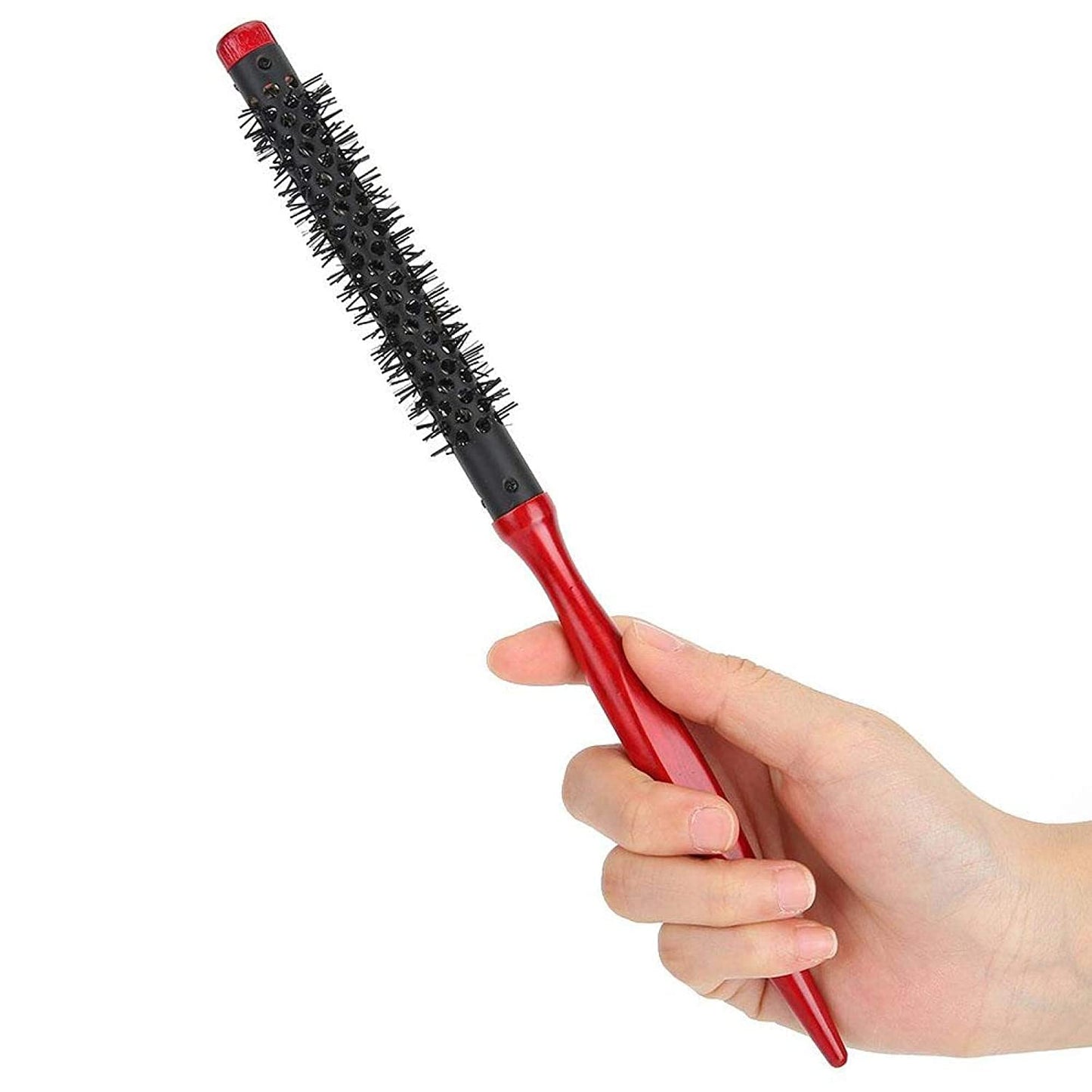 3 BRUSH SET Hair Dryer Round Brush-Wooden -Roller Brush -Nylon Bristles Hair Styling Brush Comb