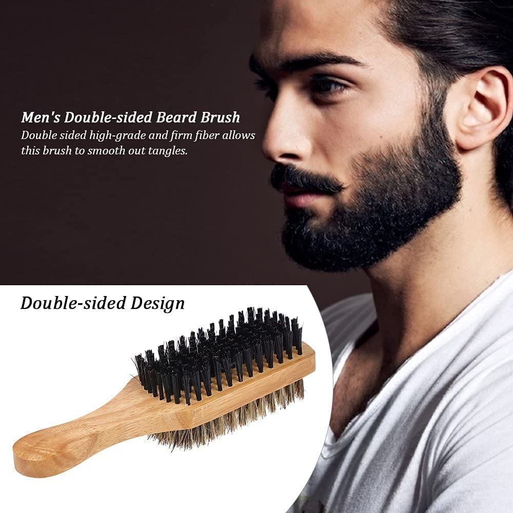 LA PERLA TECH Double Sided Wooden Hair Brush