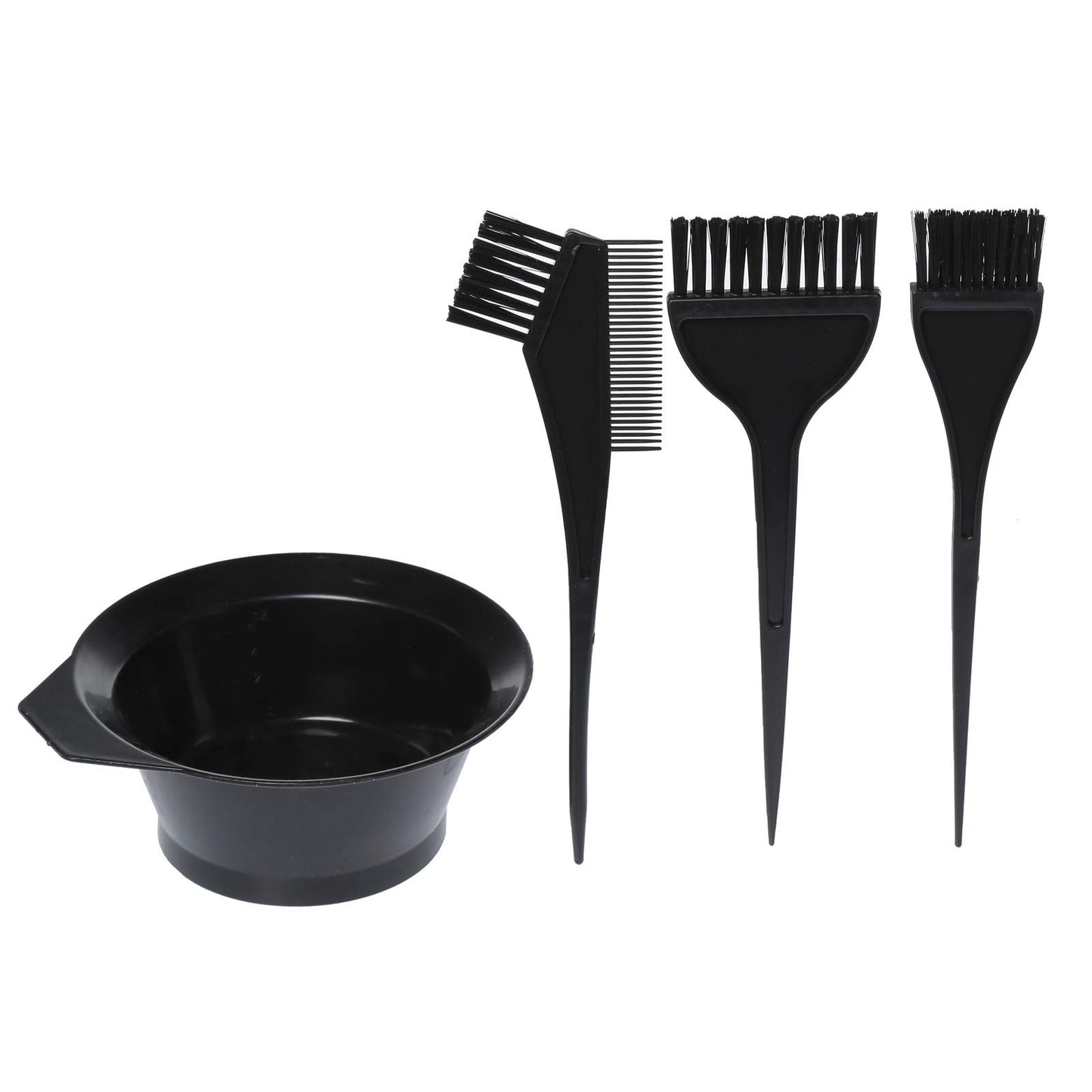 4 Pieces Hair Dye Brush Kit, Black - PF-040