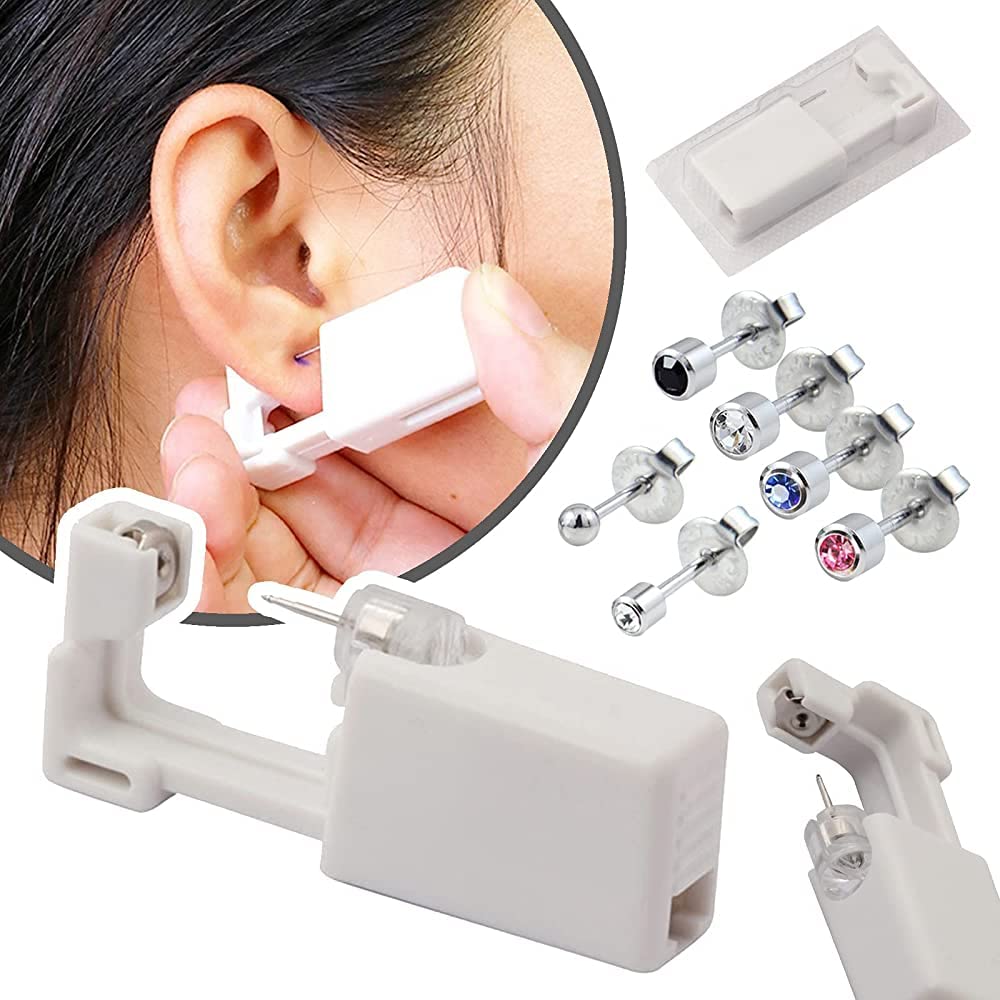 Ear-Nose Piercing Gun Disposable Safe Sterile Piercing