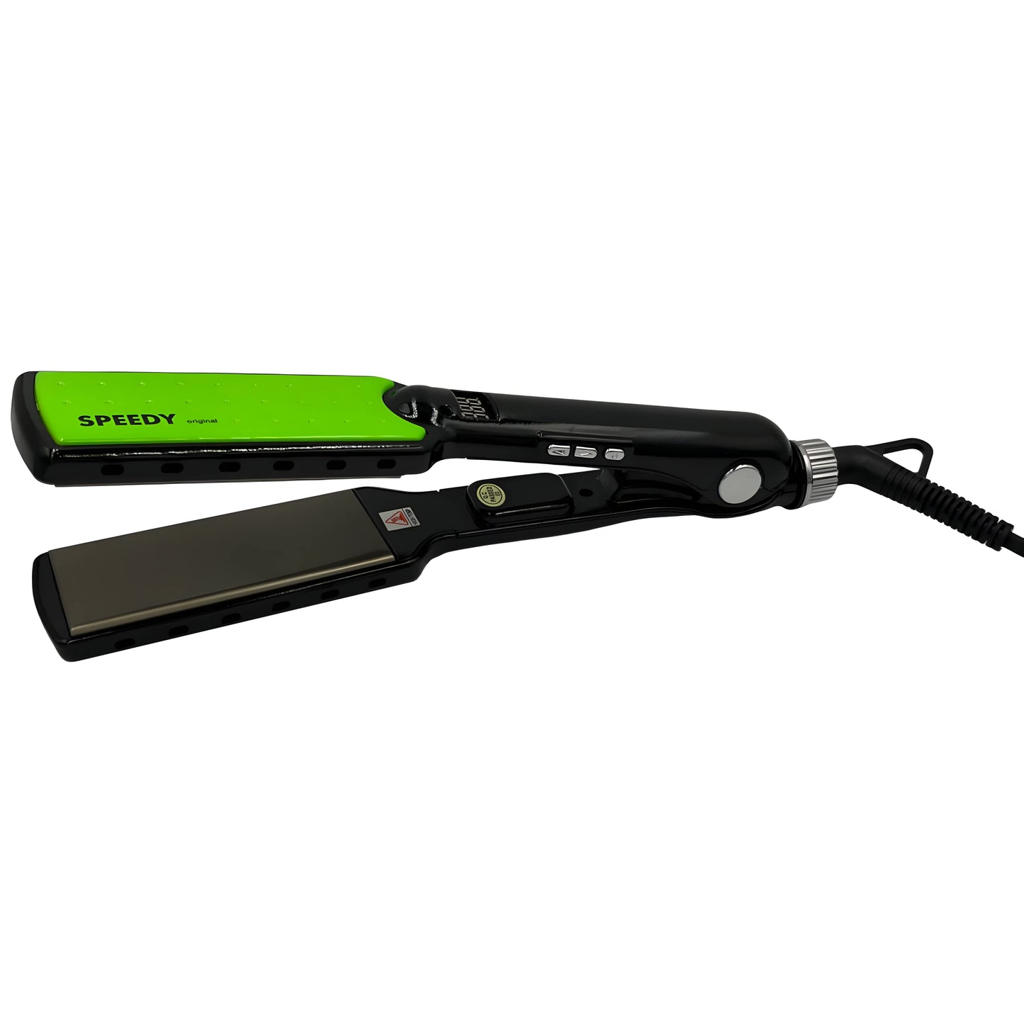 Speedy Flat Iron Hair Straightener Titanium Wide Plate SP-14 For Keratin/Protein Treatment 470F