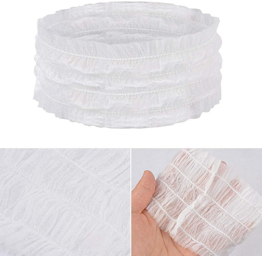 100 Pieces Disposable Headband Non-Woven, Spa Facial Headband