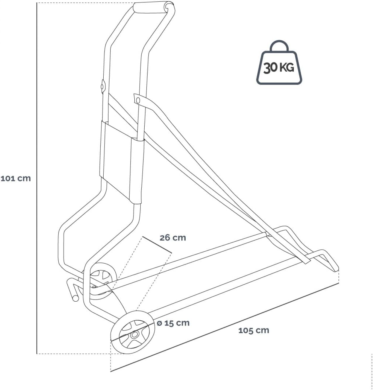 Foldable Wheeled Massage Universal Cart for Massage Table Cart Lightweight Folding Travel Skate with Rubber Wheels & sturdy strap securely Fit all Table Sizes