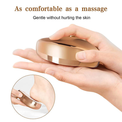 Glass Foot File Callus Remover, Innovative Nano Crystal Feet Scrubber for Travel Use, Portable Pedicure Foot Scraper for Cracked Heel (Normal)