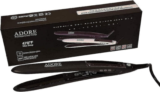 ProBeauty Uae Adore Professional Hair Straightener 470F Titanium Ceramic Hair Iron Koren Technology