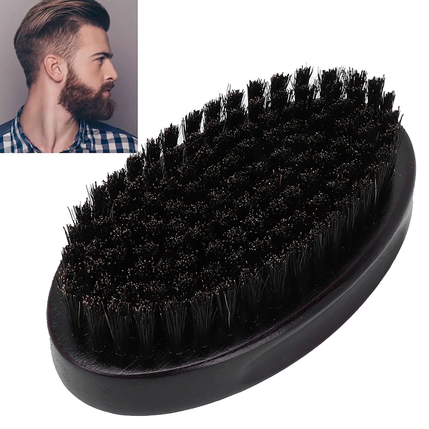 Probeauty Uae Beard Cleaning Brush, Beard Brush Men Beard Brush Wooden Handle Beard Brush Durable Beard Grooming Brush