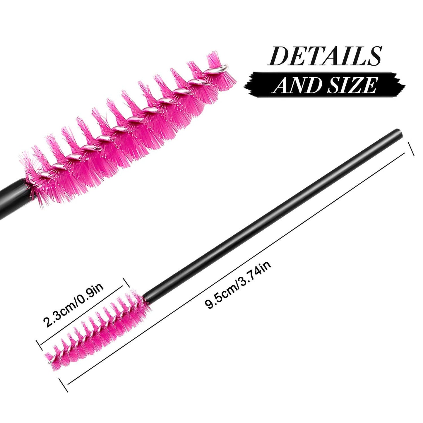 Eyelash Lash Makeup Brush Mascara Brushes 50PCS