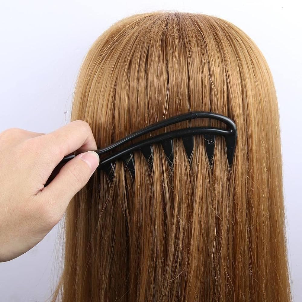 Wide Teeth Comb Detangling Afro Wide Spacing Teeth Comb Anti-Static for Long, Thick, Curly, Wet, Dry