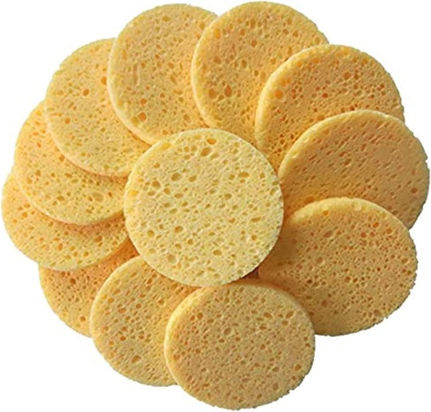 Facial Cellulose Disposable Sponge - Makeup - 20 Pieces