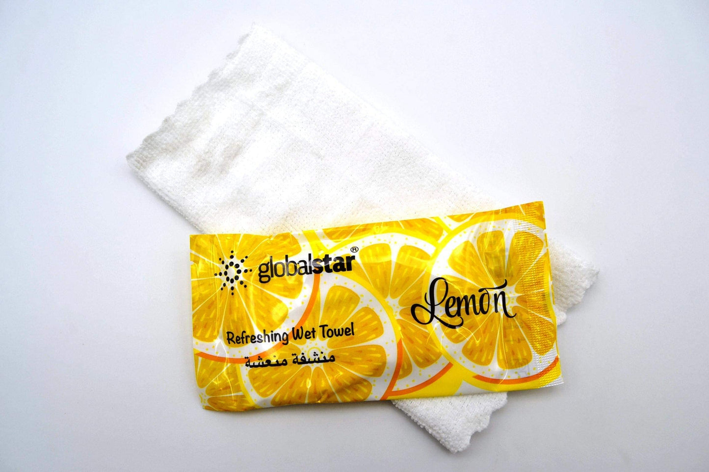 Globalstar Refreshing Wet Towel RT01 Set of 20 Pieces (Lemon)