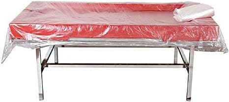 Disposable Plastic Couch Cover Bedspread SPA Massage Treatment Table Sheets Transparent Beauty Bed Waterproof Film-90pcs