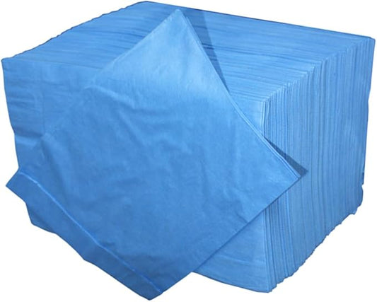 LA PERLA TECH 100 Pcs Non-woven Disposable Massage Table Sheet Bed Cover 80x180cm Blue