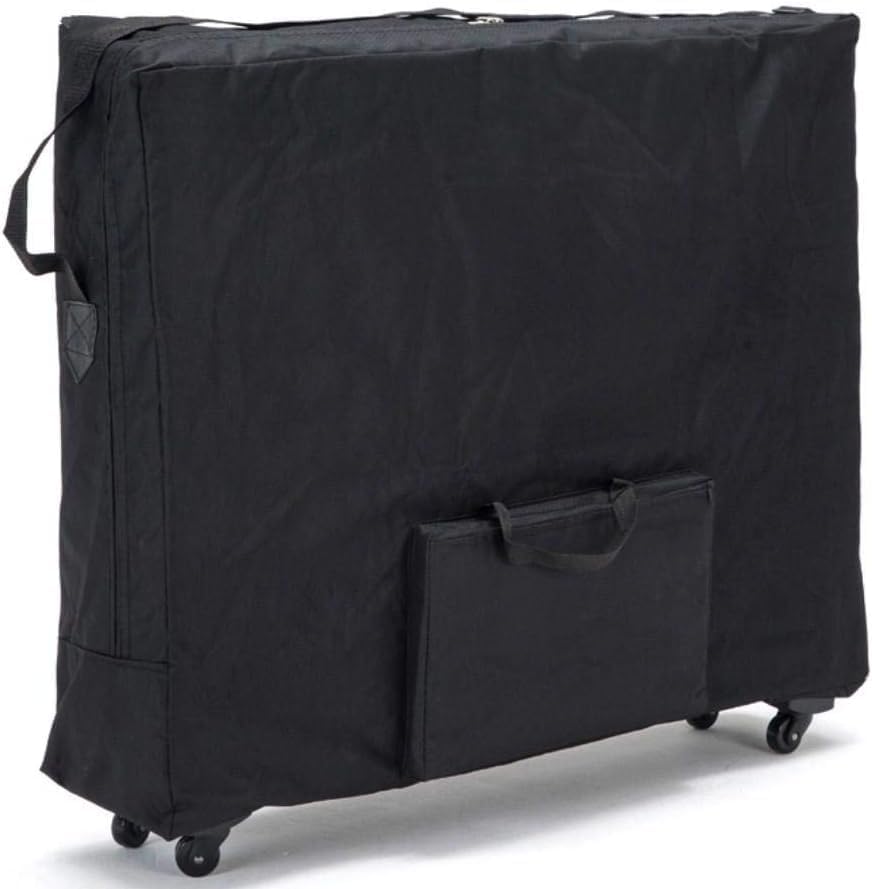 La Perla Tech Wheeled Carry Case for Portable Massage Spa Bed Black