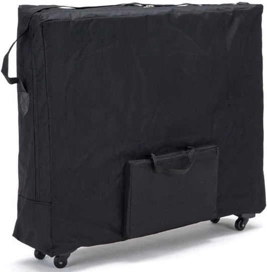 La Perla Tech Wheeled Carry Case for Portable Massage Spa Bed Black