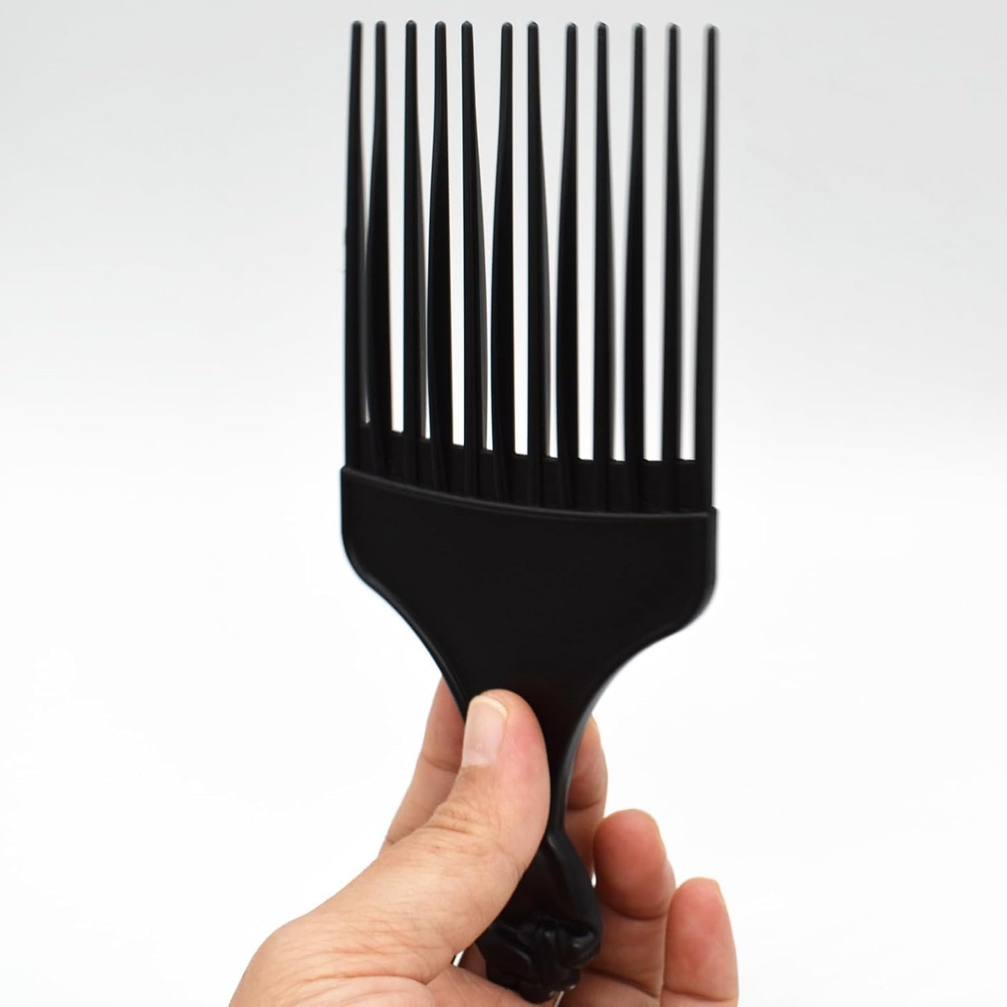 La Perla Tech Professional Afro Pick Comb, Detangling Hairdressing Afro Braiding Rake Comb for Wig Natural African Thick Curly Long Short Hairstyling Men Women Barber Salon Hairstylist Tools