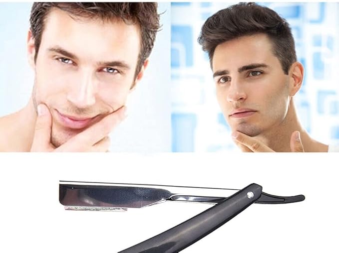 Professional Barber Straight Edge Razor Men'S Manual Shaver Salon Light Weight Razor
